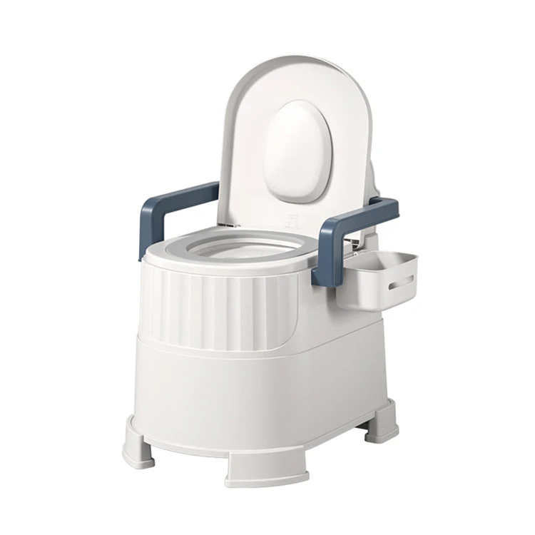 Portable Toilet-Chair-for Elderly Potty Chair Elderly for Old Man Plastic Moving Travel Toilet