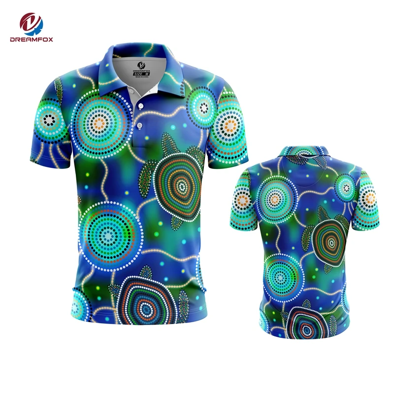 High quality australian kangaroo dot painting t shirt for women/men, full sublimation t-shirt design wholesale tshirt printing