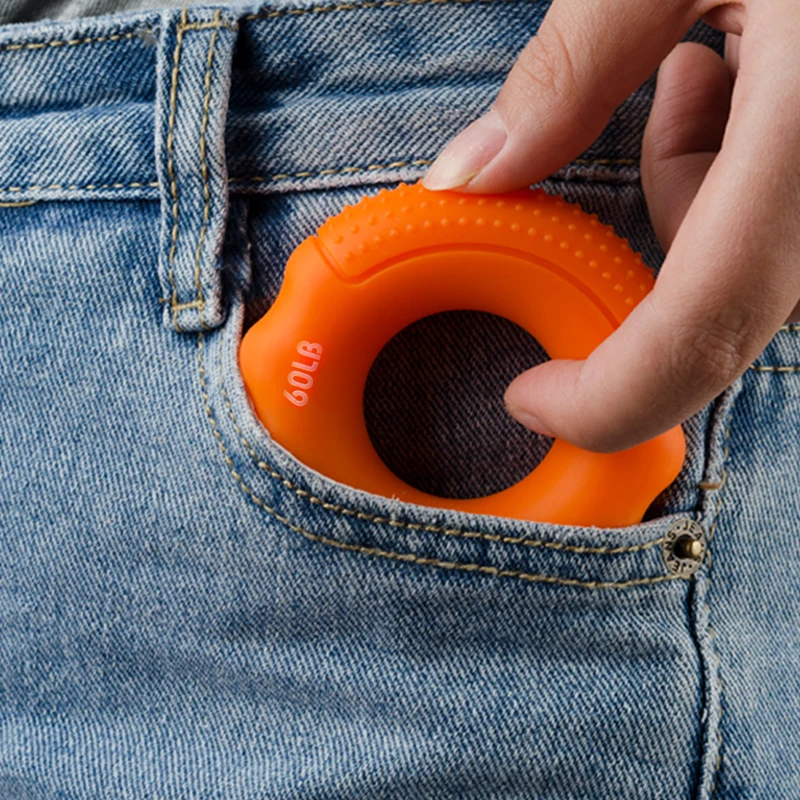 
Silicone hand grip forearm hand carpal expander muscle power training finger exerciser 