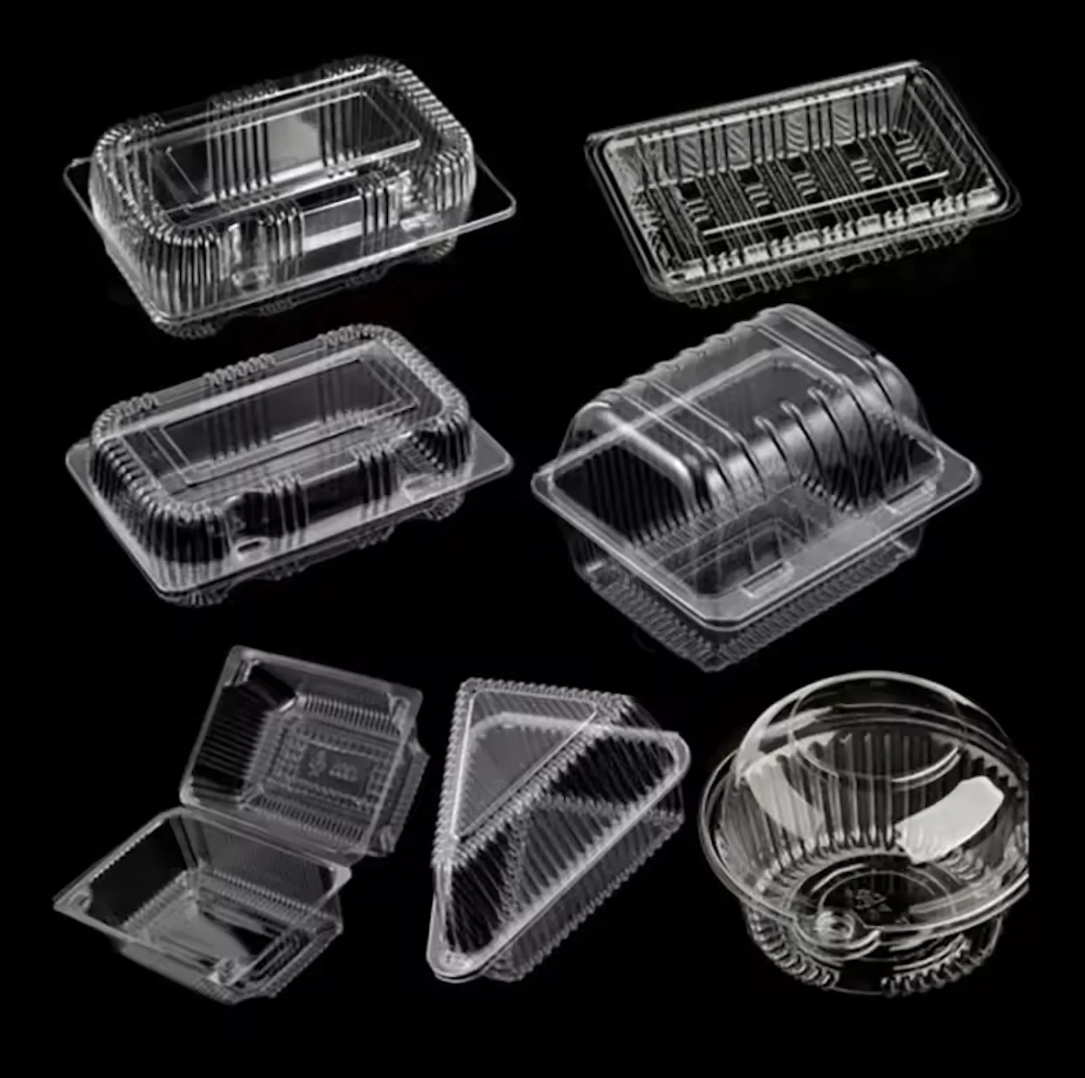 custom pizza Food cake sushi chocolate Container packaging Blister Box Plastic