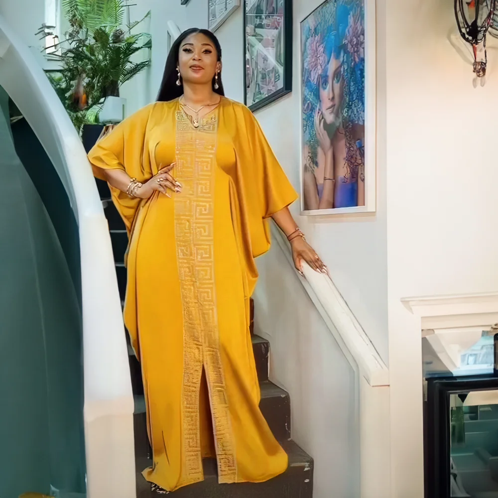 Markdown Sale Support  boubou woman rayon african clothing rhinestone african dresses for women clothing