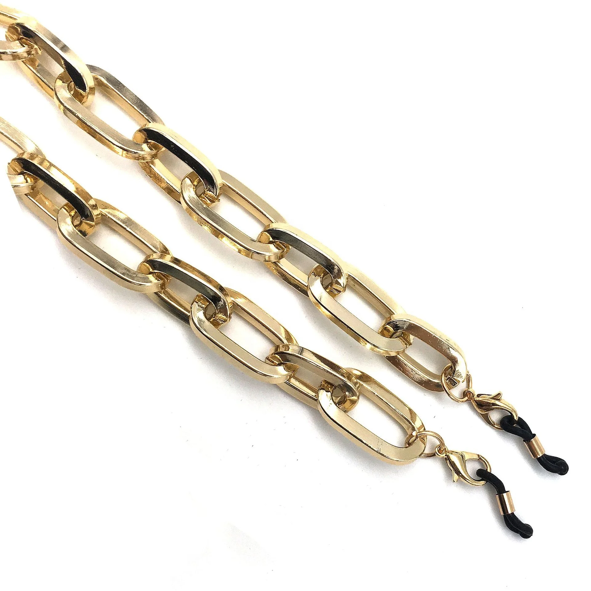 SUNBORRY Custom Women Men Metal Lanyard Cool Copper Vintage Luxury Gold Rope Sunglasses Chain Holder 2021
