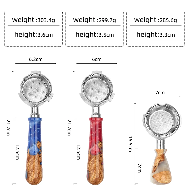 Calibrated Pressure Tamper for Espresso Coffee Tamper Set Resin Handle Stainless Steel Base Espresso Coffee Tamper Set