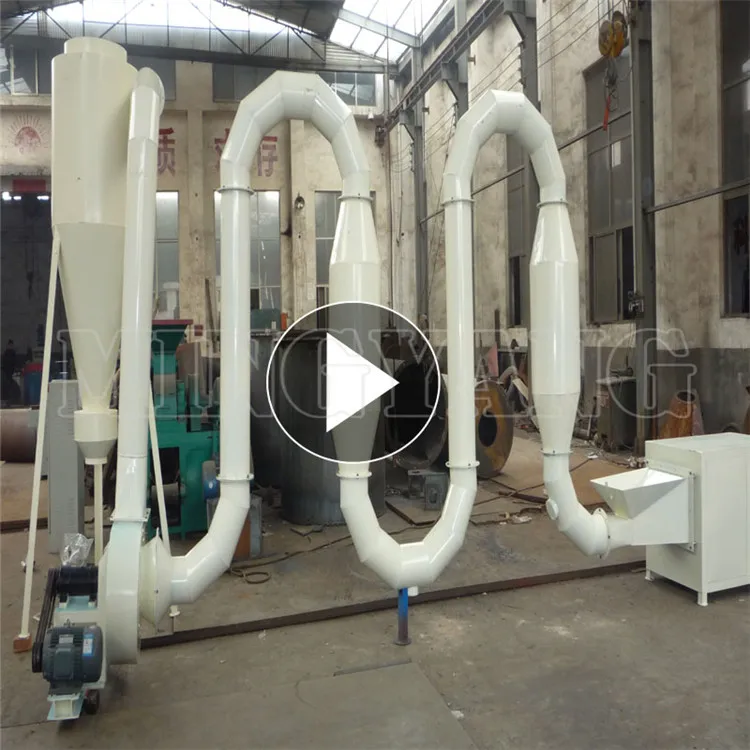 Сушильная машина для древесных опилок с потоком горячего воздуха