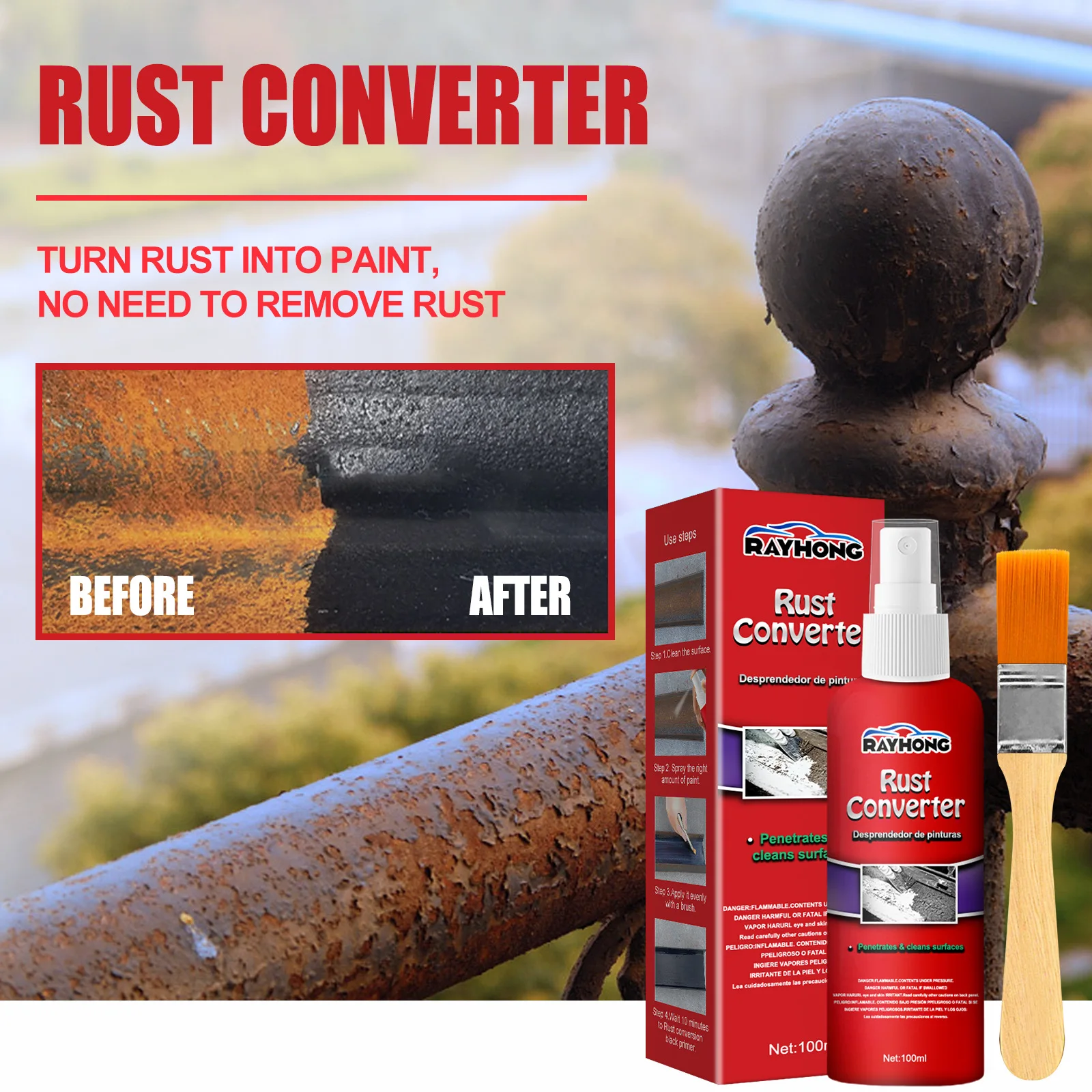 преобразователь ржавчины weicon rust converter spray 400 мл фото 119