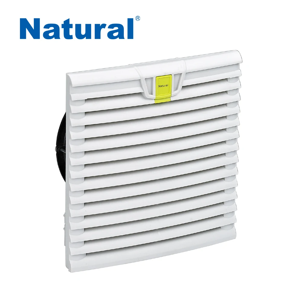 Natural brand NTL-LD120 Filter cover Ventilating fan Ral 7035 Slide type filter fan Panel parts OEM