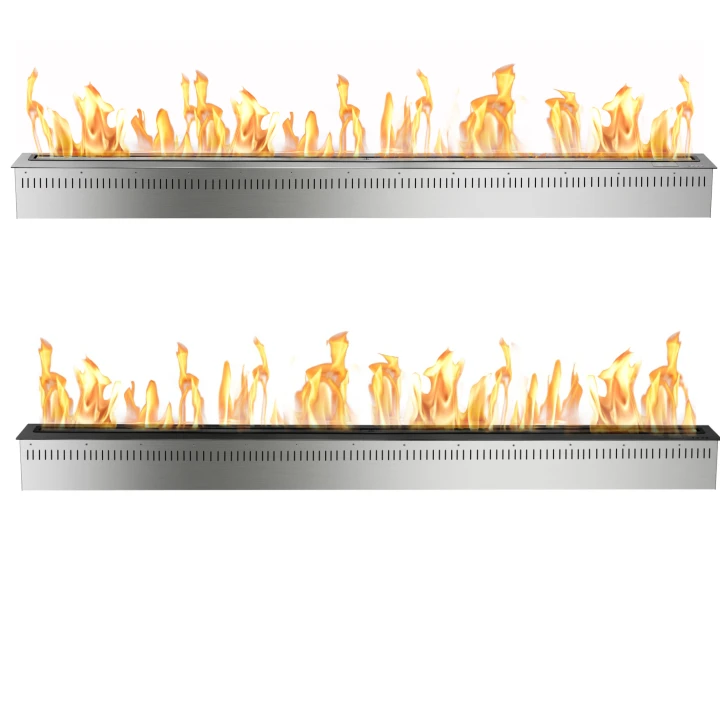 48 inch electric fire place smart burner remote control automatic nio ethanol burner fireplace