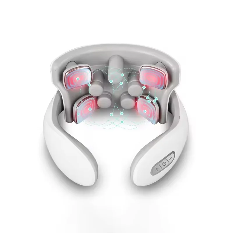 Electric smart u shape TENS pulse neck massager smart electric EMS neck and shoulder massager pulse cervical