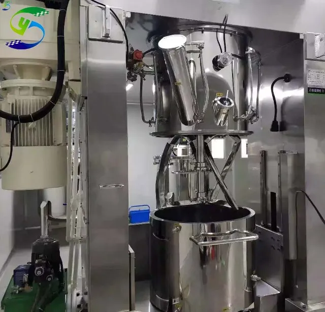 High/Low Speed Powerful Automatic Vacuum Double Planetary Mixer For Pouch Cell Electrode Making