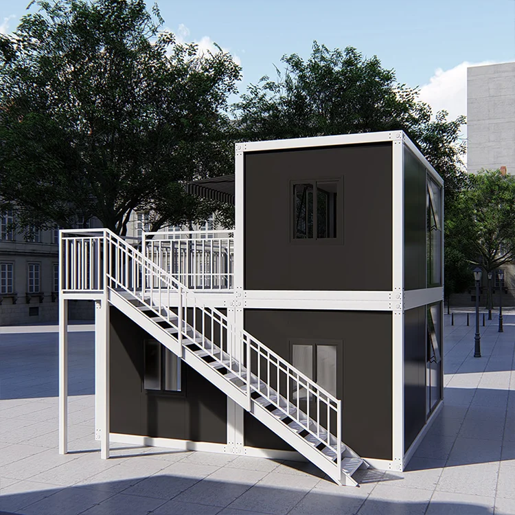 VHCON Fast Build Modular 20ft Container Office Flat pack Camp American   Prefab Container House