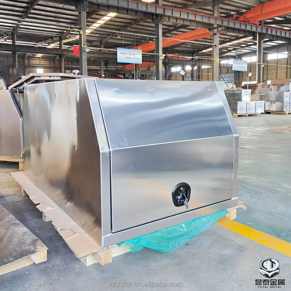 Custom high quality Heavy Duty Ute Aluminum Canopy,Aluminum Tool Box for Truck PickUp