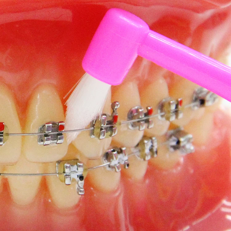 TC009-7 ZOGEAR Oral Care Interspace toothBrush, dental orthodontic toothbrush,dental cleaning toothbrush