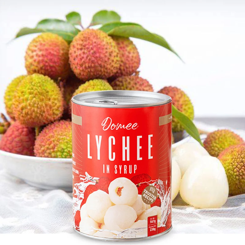 Factory Price Super Tasty And Fresh Vietnam OEM Canned Lychee In Syrup Canned Fruit Lychee