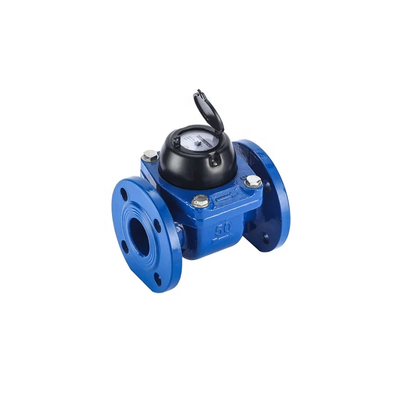 2 inch Flange horizontal cold woltman water flow meter