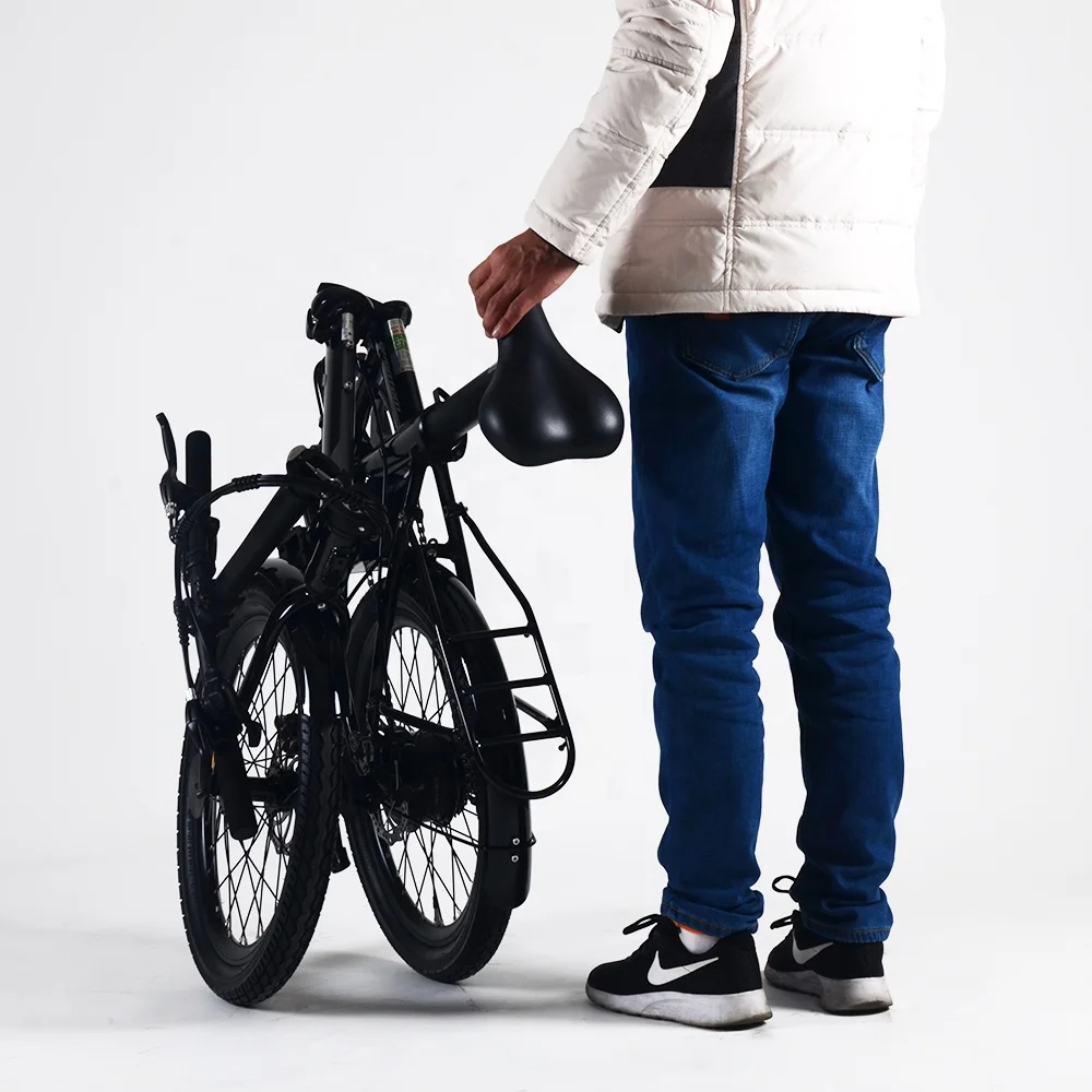With Kenda Tire Hottech Ancheer Folding Electric Bicycle Bike 2020 China Folding Pedal Lithium Battery 250W 36V 31 - 60 Km HM20