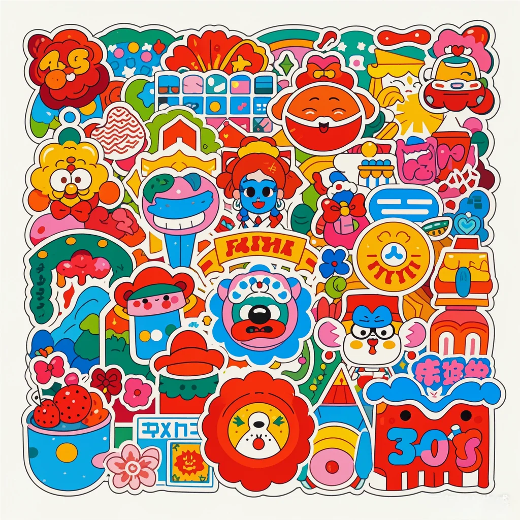 Animal Stickers For Children Girls Notebook Scrapbook Book Bottle Decorative Stickers Pack