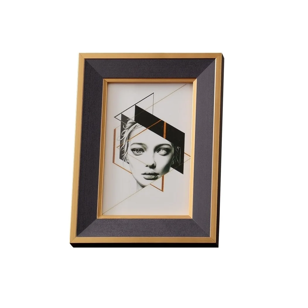 
Light luxury European art solid wood photo frame decoration creative home decoration desktop picture frame decoration 