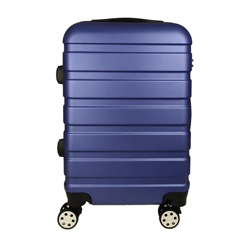Qideming Cheap 3 pieces travel wheeled trolley suitcases ABS trolley light wight hard shell luggage set trolley cases