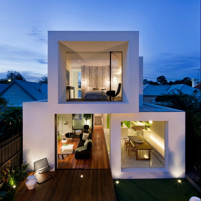 New luxury design soundproof prefabricated house villa