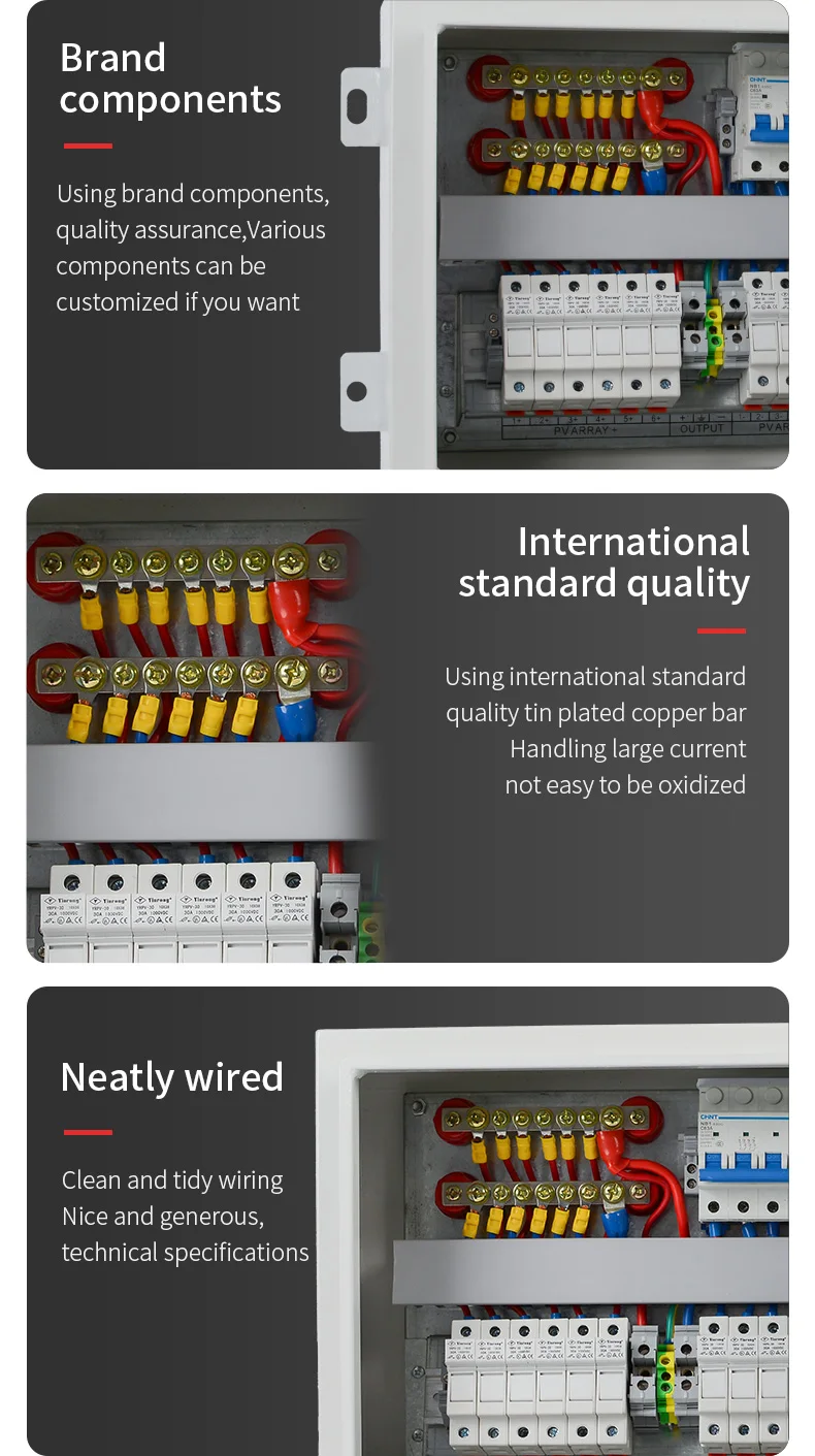 Saipwell OEM PV Photovoltaic Grid-connected String Combiner Complete Set Box Solar Power Systems