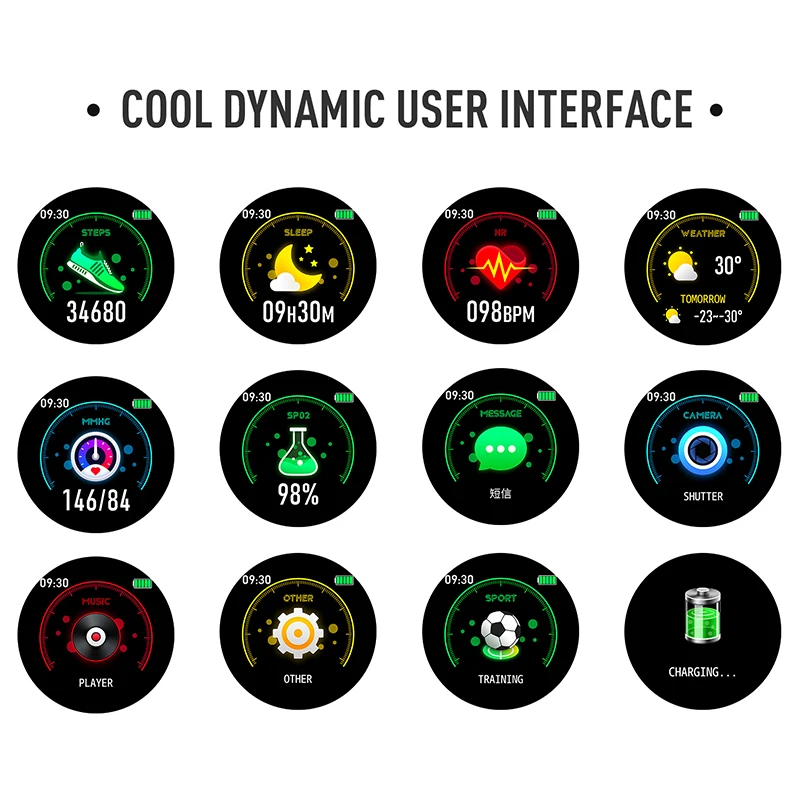 
KW19 Smart watch Women Heart rate monitor Multi-Languages IP67 Waterproof Men Sport Watch Fitness Tracker For Android IOS 