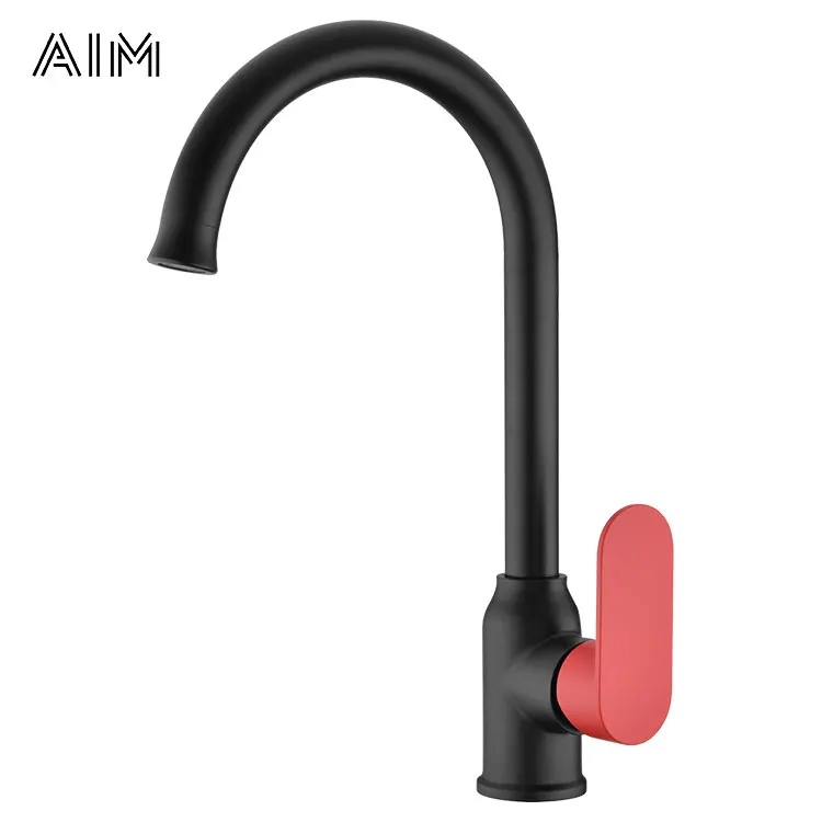 AIM Led Light 3 Way Water Filter Faucets Parts For Mixer Taps Pop Up Kitchen Faucet Wholesale