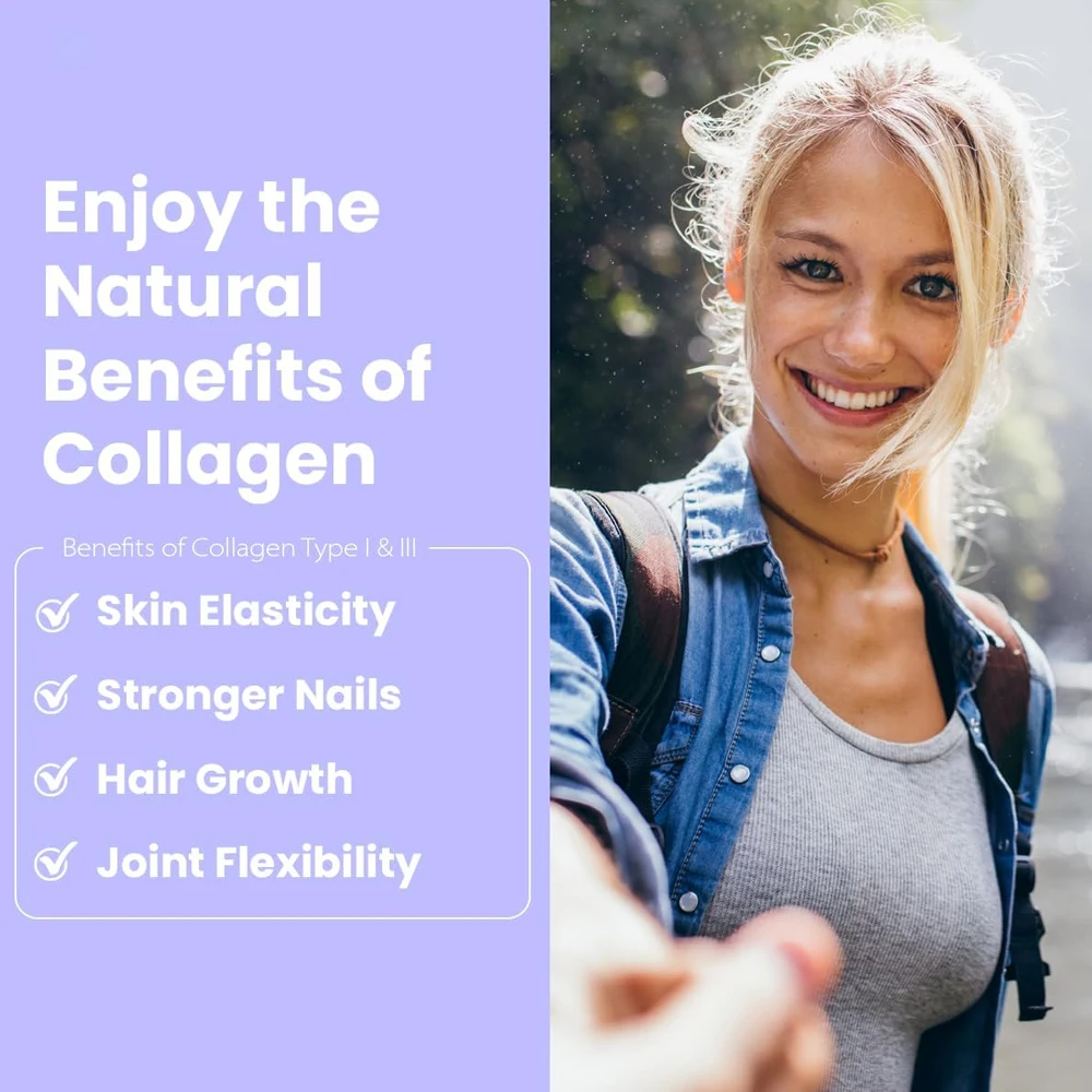 \Wholesales Increased Cutaneous Respiration Provides Collagen for Bones Joints Cartilage Natural Collagen Capsules