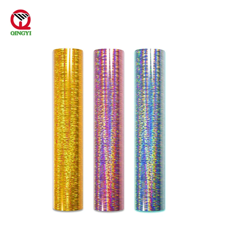 Holografico Chrome Rainbow Graphic DIY Craft Colorful Hologram Cutting Film Self Adhesive Sticker Holographic Vinyl