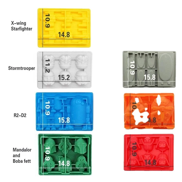 Заводская цена, набор из восьми форм для льда, силиконовая форма для льда, форма для льда, форма для виски