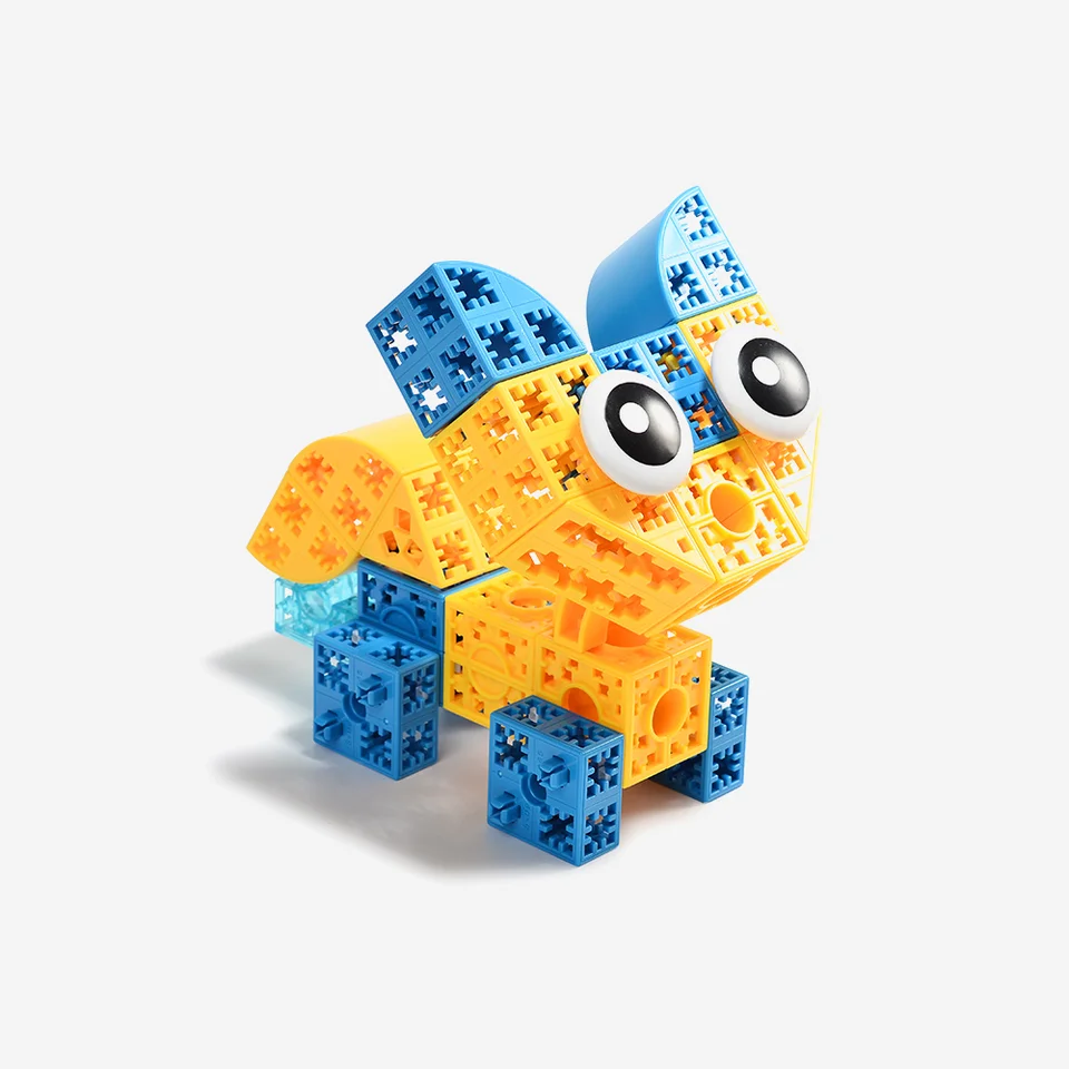 Educational ABS Plastic DIY Assembly Block Set Kids Building Blocks Model Toys for Children Play Gift Set