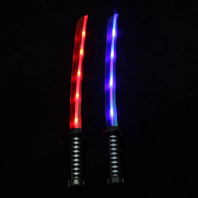 Hot Selling Wholesale Flashing Kids Double Ended Pixel Unicorn Led Swords Sound Children Toy Light Up Sword Toys