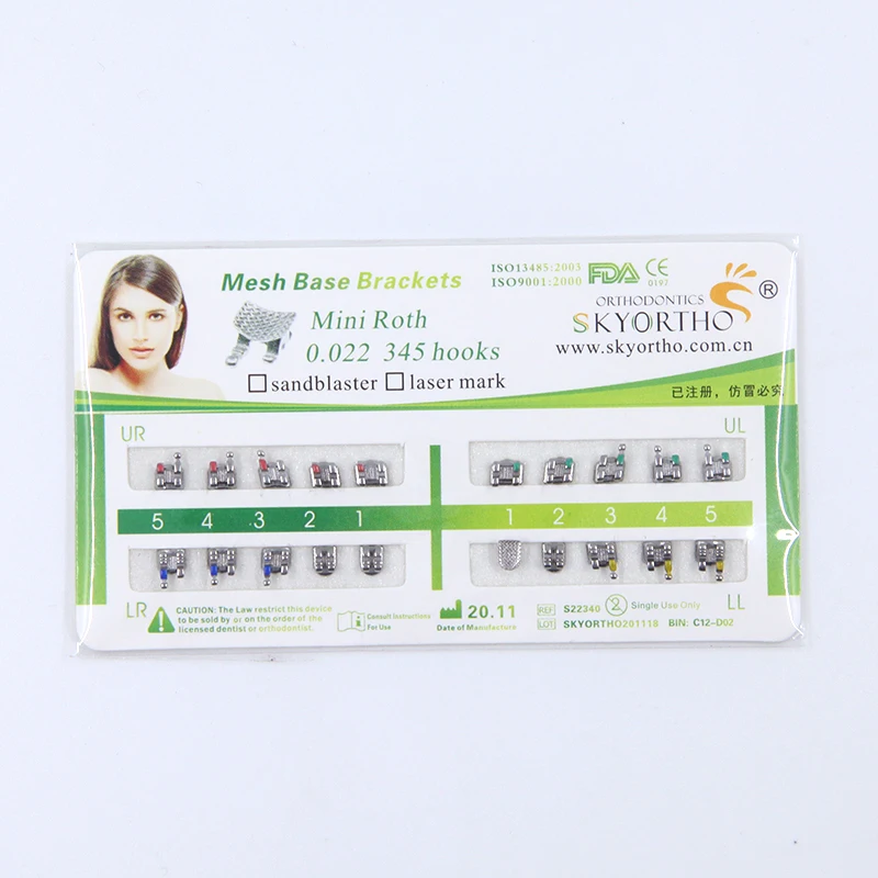 
Dental Products Orthodontic Braces Ortodoncia brackets 