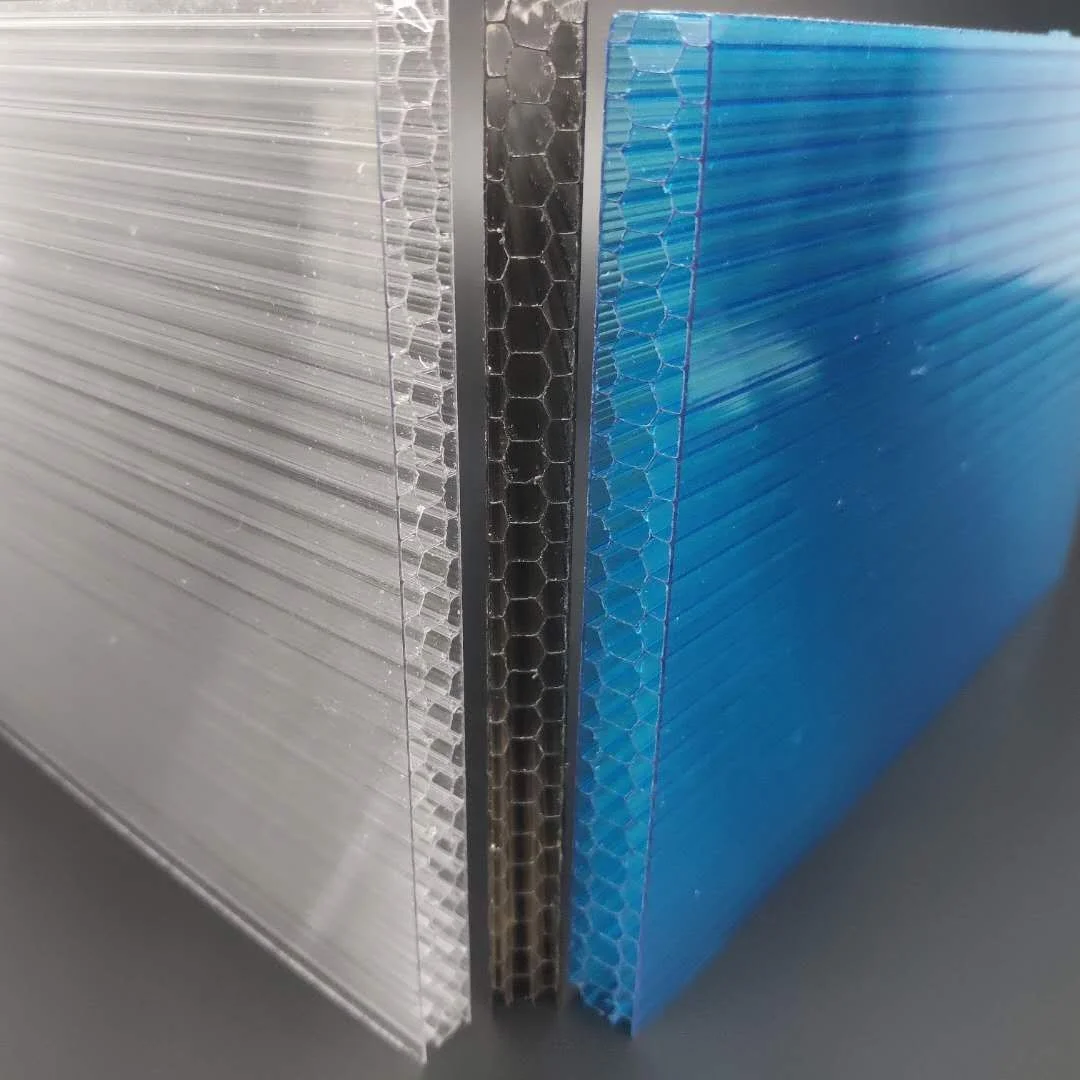 Low Cost 10Mm Clear Roofing Panel Multilayer Plastic Hollow Sheet Polycarbonate Sheet