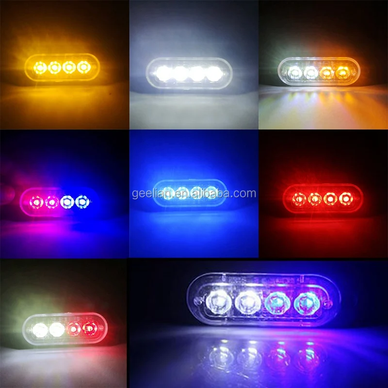 high power mini light bar with siren led warning light bar