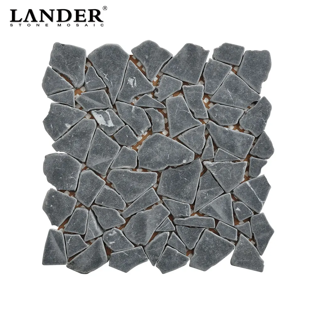 Lander камень белый Тасос мраморная мозаика Ванная Кухня настенная плитка галька мозаика плитка для напольной плитки