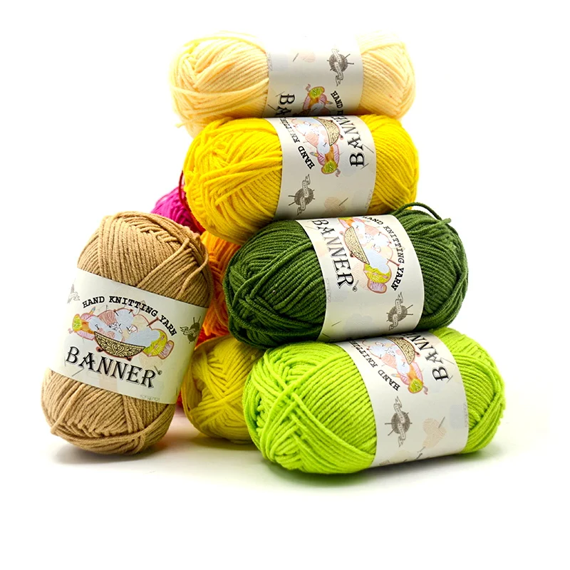  Blended Cotton Combed Milk Yarn For Hand