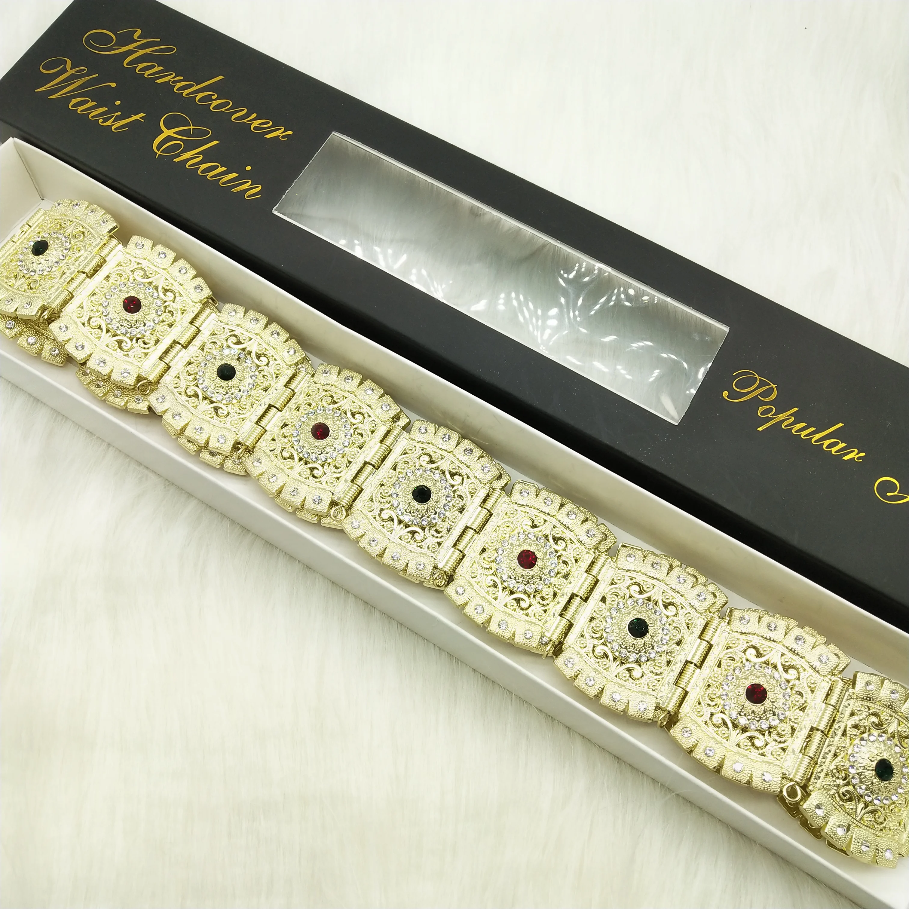 R Moroccan Belt the Latest Popular Style Adjustable Chain Algerian Wedding Jewelry Ornaments Clothing Accessories