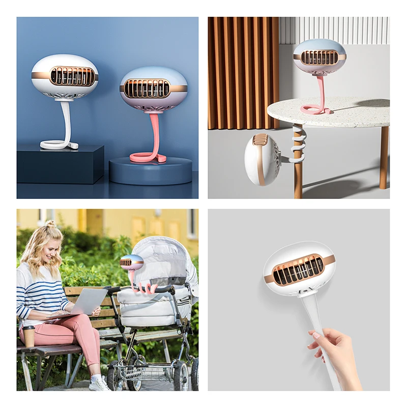 Rechargeable Octopus mini hand held fan tripod mini handy hand hold fan Type c portable fan