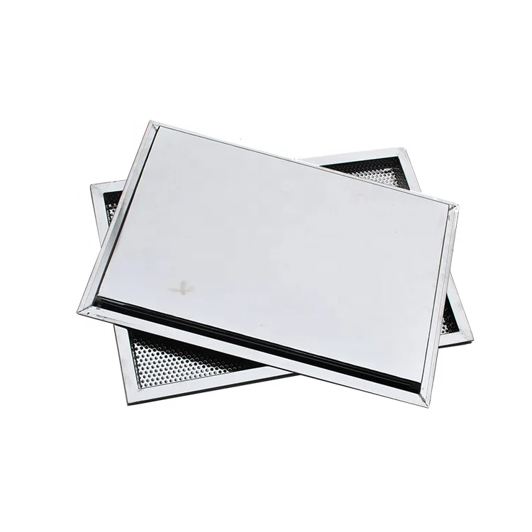 Hot sale  304 stainless steel high temperature resistance 60*40cm baking tray with edge size can be custom