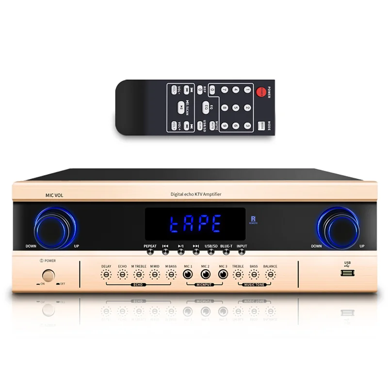 Popular Custom InAndOn Home KTV China Wholesale Premium High Power Home Amplifier 400W-2000W Professional Mixer Amplifier