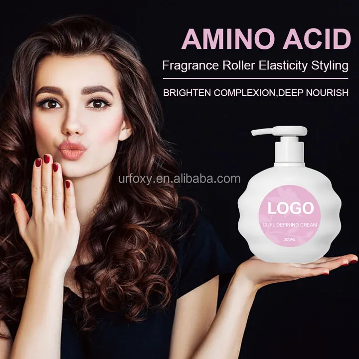 OEM/ODM Natural Organic Curly Hair Care Curl Defining Curls Moisturizing Cream Women Styling Products Private Label