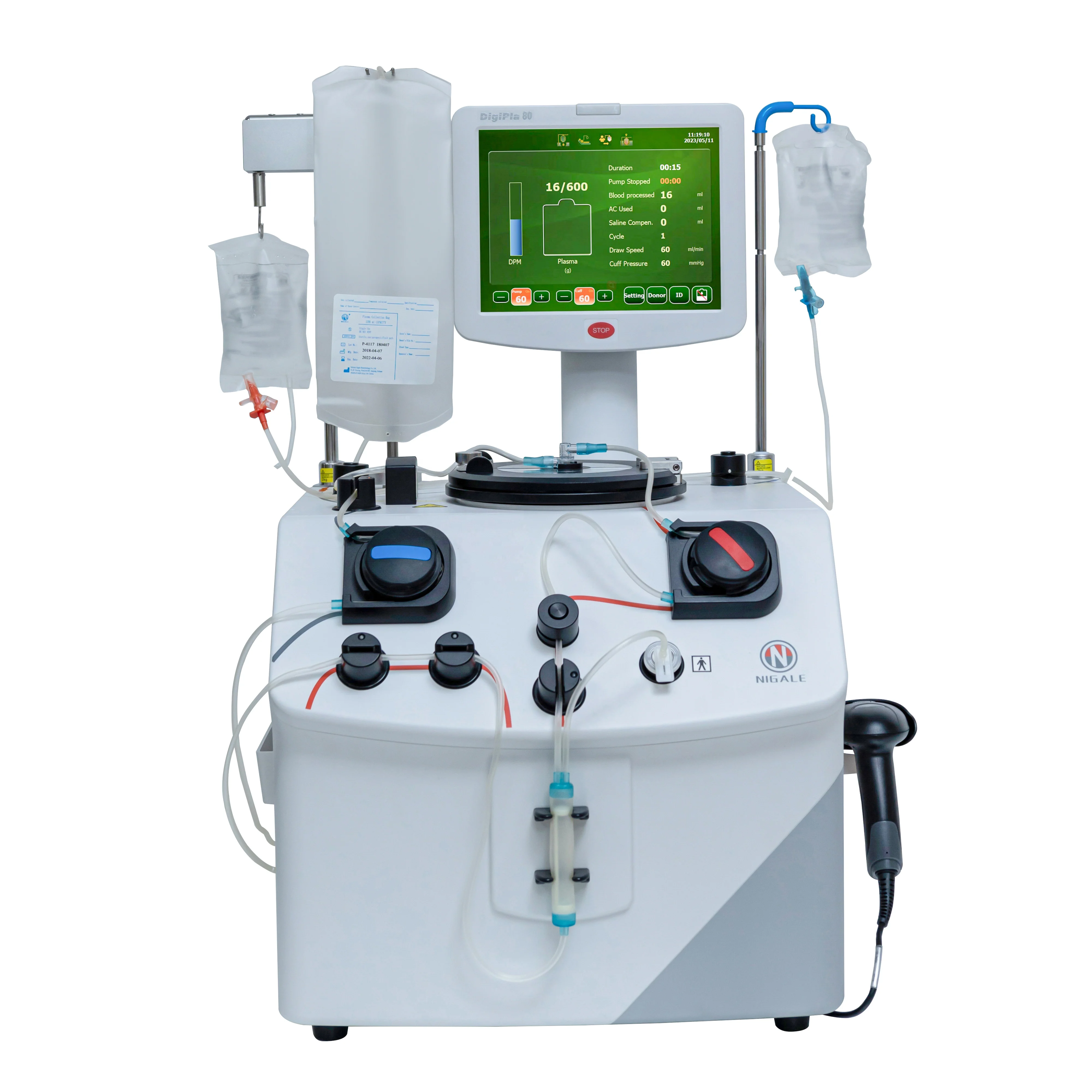 Plasma Separator DigiPla80 Apheresis Machine