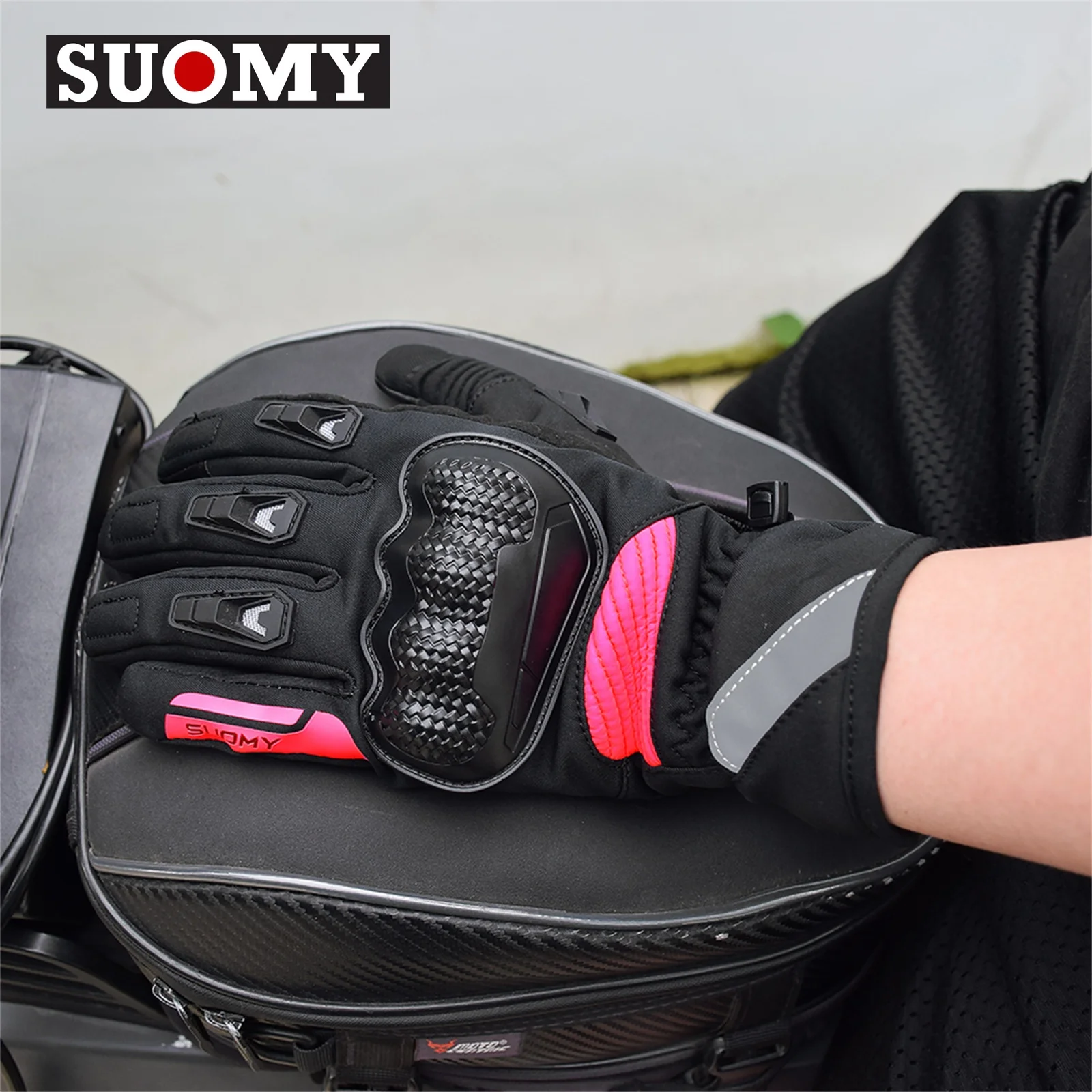 Winter Motorcycle Gloves Waterproof Gant Moto Warm Men Full Finger Moto Gloves Touch Screen Guantes Motorbike Riding Gloves