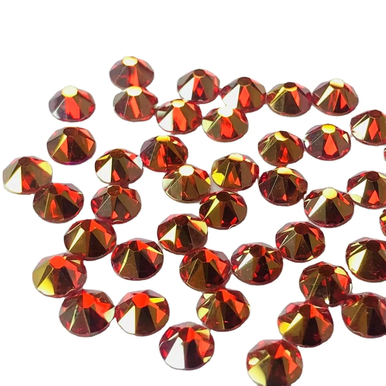 Новинка 2088, 16 граней, негорячая фиксация, рейновский камень разного размера и цвета, кристалл AB Aurora Boreale