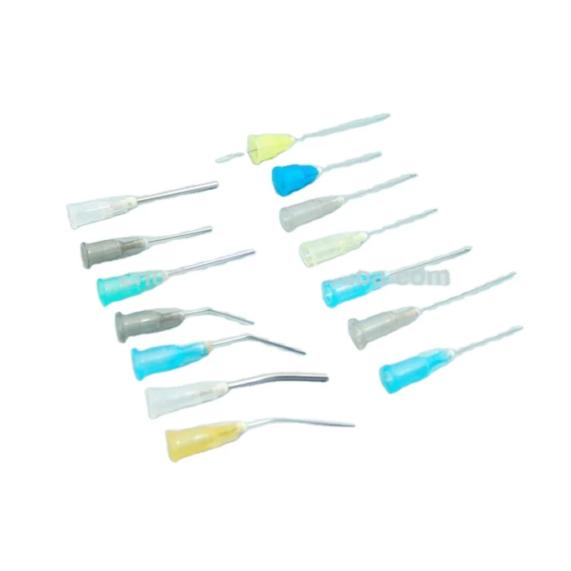 color plastic dental anesthesia needle, injection molded materials dental anesthesia needle
