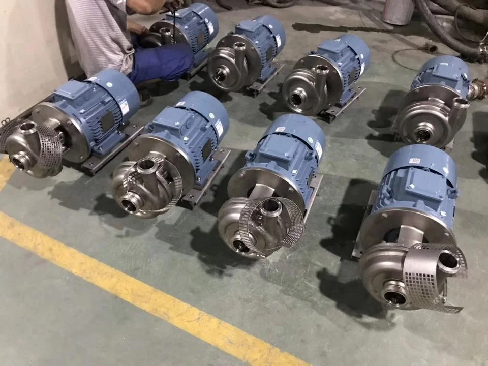 Молочный насос из нержавеющей стали санитарный самовсасывающий центробежный насос для молока и пива