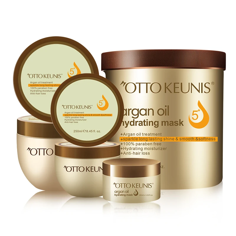 Custom Strength Hydrate Argan Oil Hair Mask Deep Moisturizing Conditioning Smoothing Repair Hair Mask Treatments