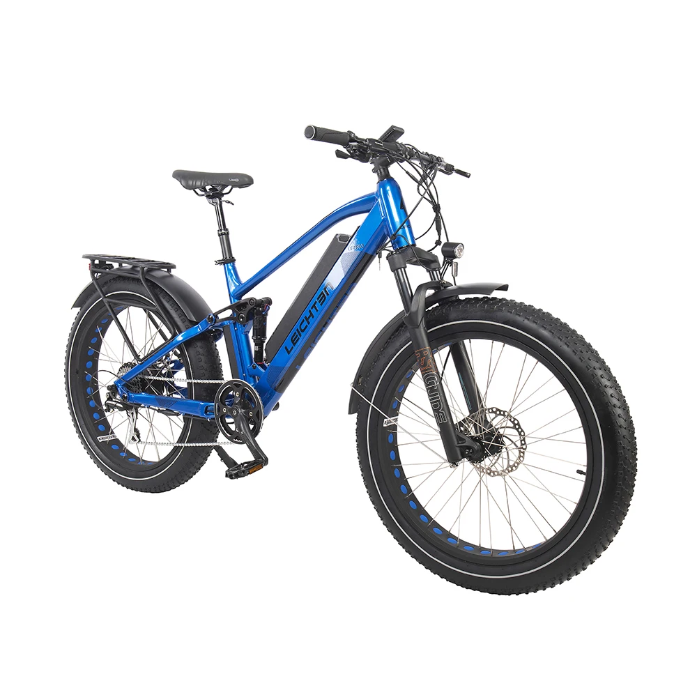Chinese factory price 750W Bafang motor rear drive mountain ebike 48V 16ah electric dirt bike 8 speeds electric fat tire bike