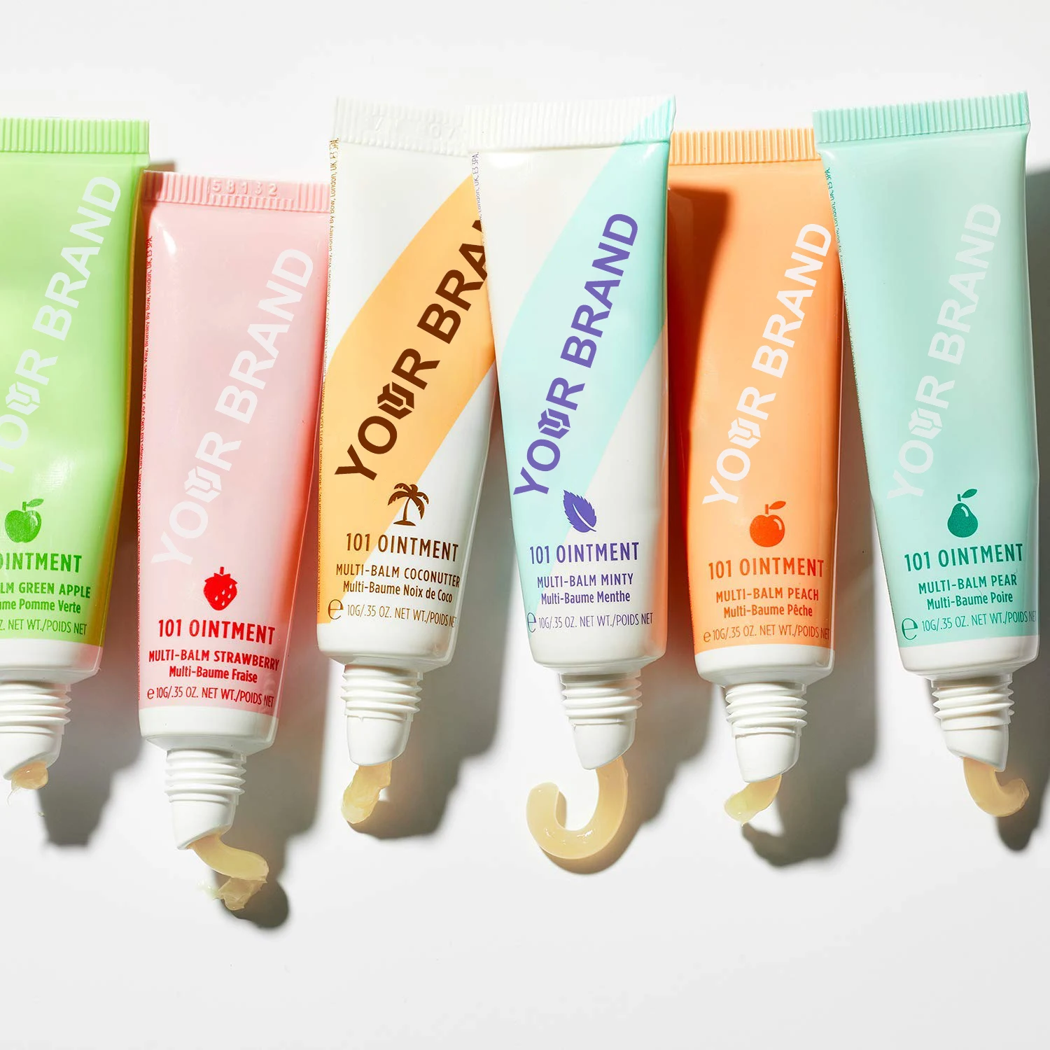 manufacturers logo mini lemon brightening moisturizing lip balm and lip scrub private label