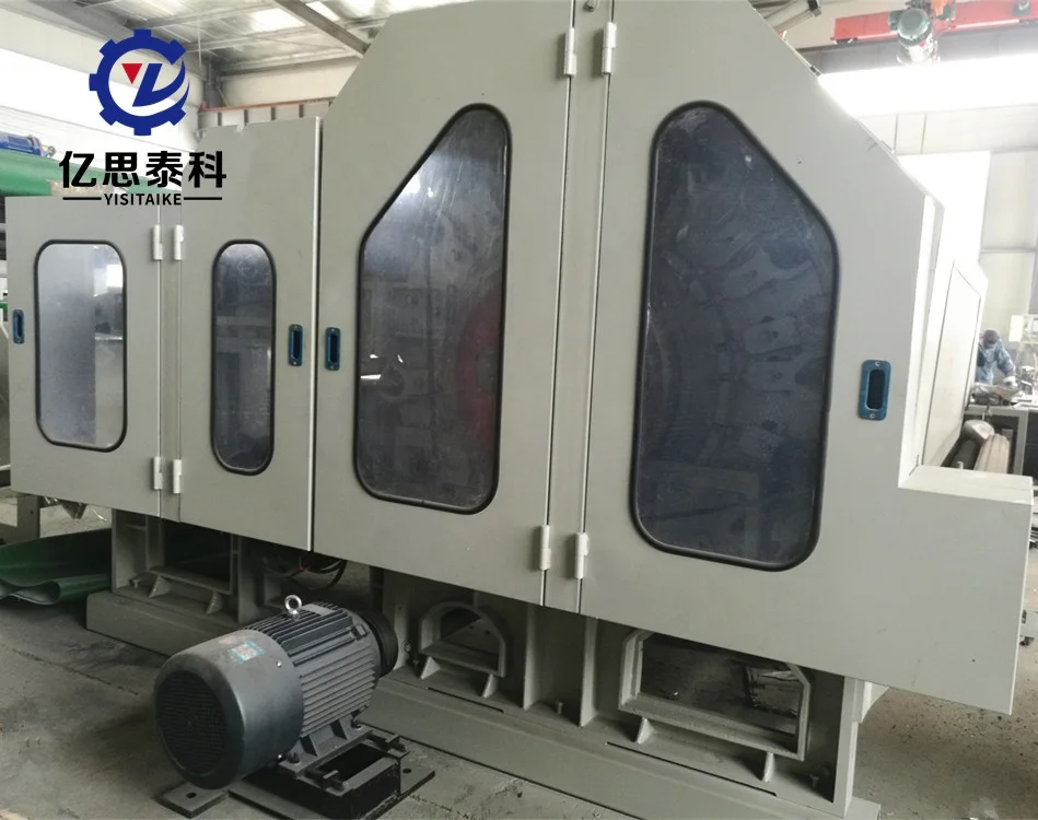 Qingdao YISITAIKE машина для изготовления стекловолокна полипропилена нейлона нетканого мяча переработанного